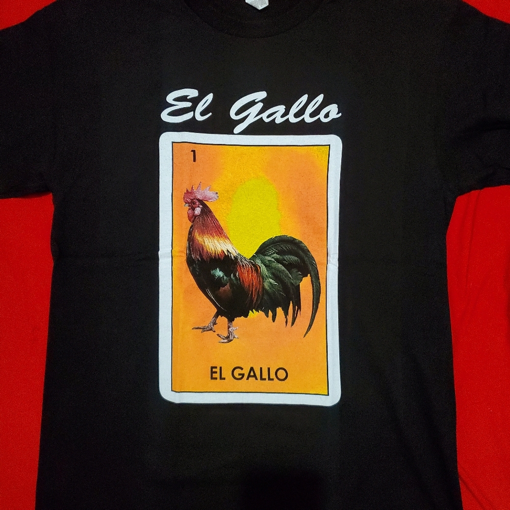 El Gallo Loteria Logo Printed TShirt